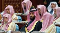 Putra mahkota Saudi, Mohammed bin Salman. (Foto: Bandar al-Jaloud / Istana Kerajaan Saudi / AFP)