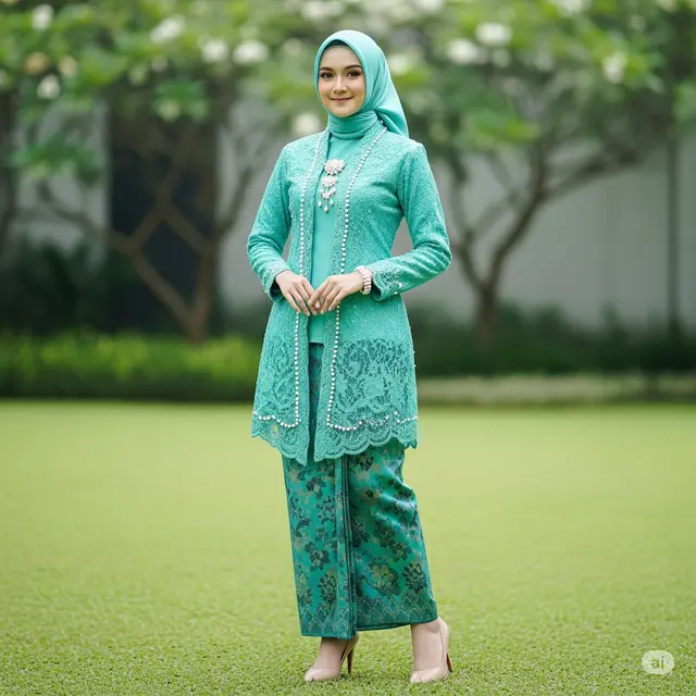 Baju Brokat Pesta Elegan 2025. Foto: Gemini