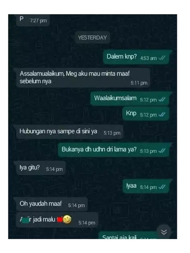 10 Chat Netizen Minta Putus dengan Pacar Ini Penuh Drama