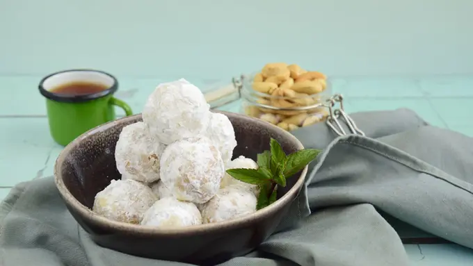 Resep kue kering putri salju