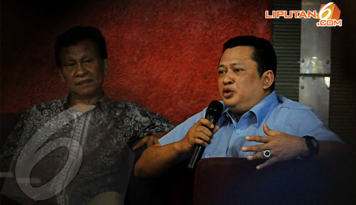 Menurut Bambang Soesatyo pencapresan ARB adalah harga mati kecuali ARB meminta mengundurkan diri, Jakarta, Selasa (22/4).(Liputan6.com/Johan Tallo).