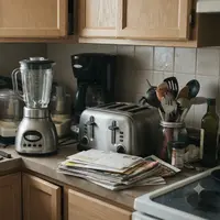 Benda yang Tanpa Sadar Membuat Dapur Terlihat Berantakan. Foto: AI Generated