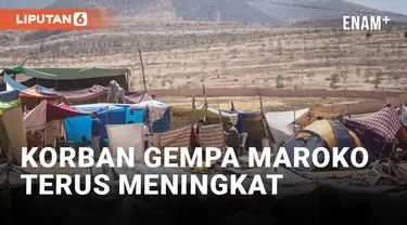 KORBAN TEWAS GEMPA MAROKO MENINGKAT JADI 2.862 ORANG