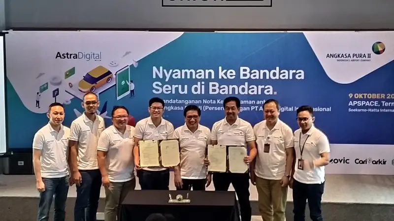 MoU antara Astra Digital dengan AP II