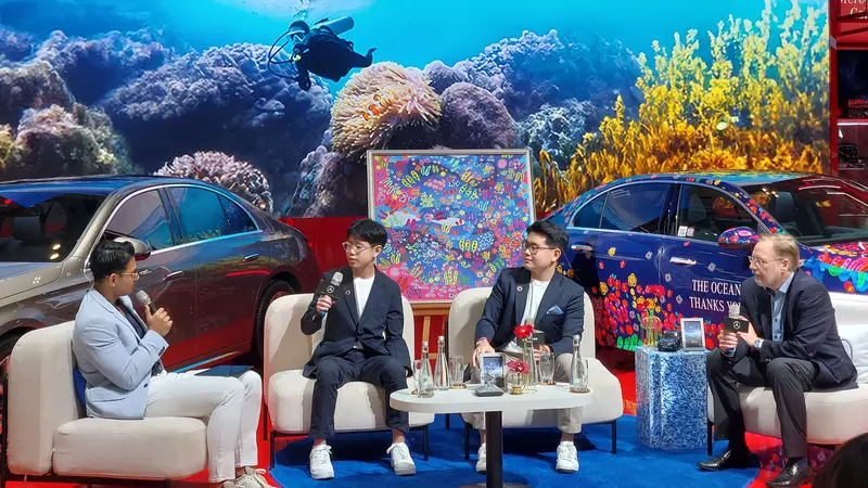 Peduli Pemulihan Terumbu Karang, Mercedes Benz Rilis Program 1 Car for 100 Corals di GIIAS 2024