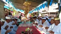 Lebaran Ketupat populer disebut Buka Sunnah oleh masyarakat Maluku Utara. (Liputan6.com/Hairil Hiar)