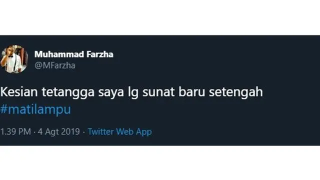 7 Reaksi Netizen Saat Mati Lampu, Ada yang Merasa Jadi Manusia Purba