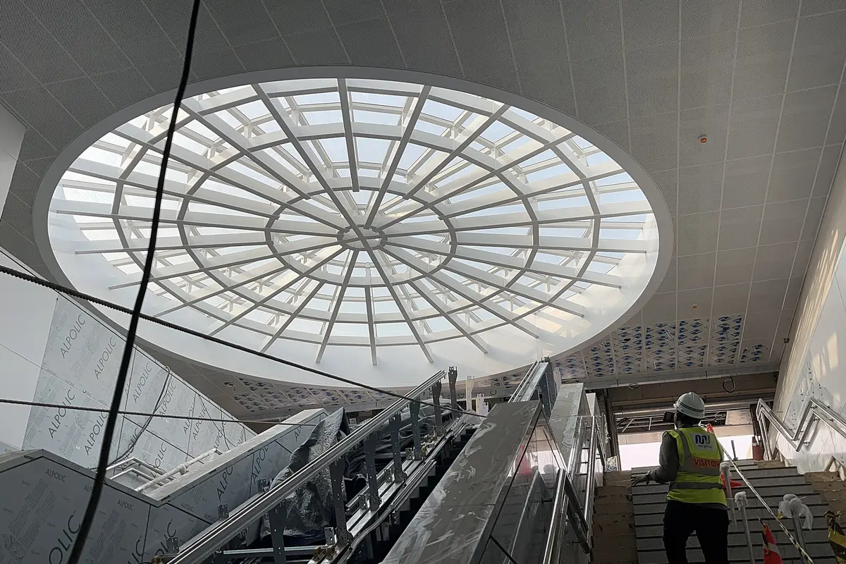 Menelusuri Stasiun MRT Monas pada Rabu (22/7/2026). (Liputan6.com/Winda Nelfira).