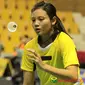 Berpasangan dengan Ronald Alexander, Annisa Saufika menjuarai Selandia Baru Grand Prix Gold 2017, Minggu (6/8/2017). (badmintonindonesia.org)