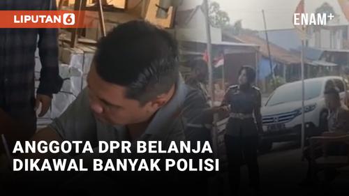 VIDEO: Viral, Anggota DPR Arteria Dahlan Beli Mebel Dikawal Banyak Polisi