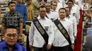 Gladi bersih untuk memastikan kesiapan pelaksanaan pelantikan Presiden dan Wakil Presiden terpilih 2024-2029. (Liputan6.com/Herman Zakharia)