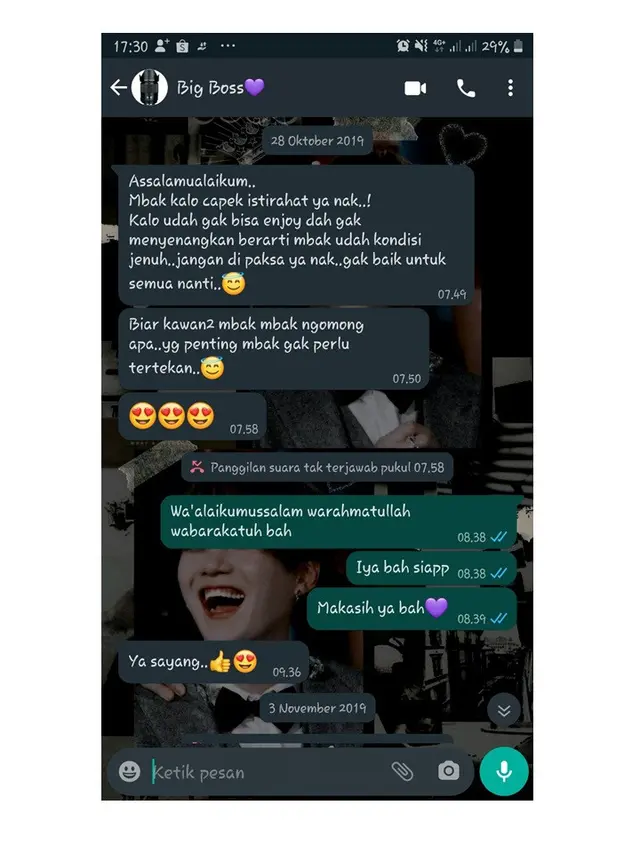 8 Chat Ayah Beri Nasihat ke Anak Ini Senyum Haru
