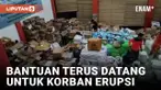 Bantuan Korban Erupsi Gunung Ruang Menumpuk