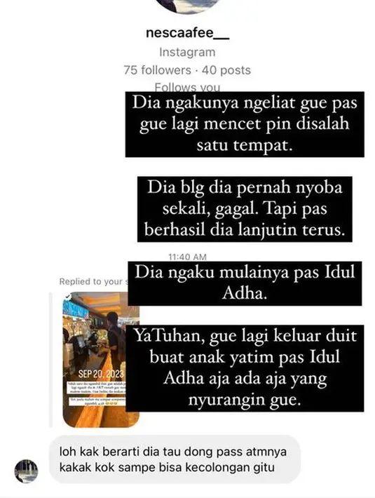 <p>Awkarin mengaku kecewa lantaran pelakunya adalah orang kepercayaannya. Namun ia malah mengalami kejadian yang tak menyenangkan. [Foto: instagram.com/narinkovilda]</p>