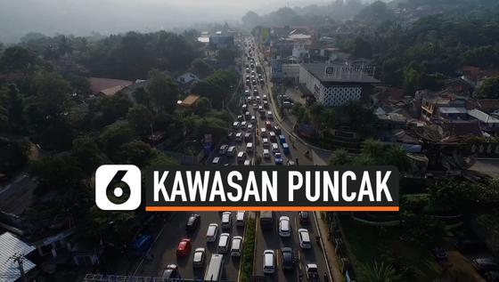 VIDEO: Lalu Lintas Padat, Warga Jakarta Penuhi Kawasan Puncak