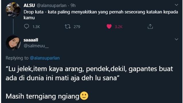7 Kata Kata Paling Menyakitkan Yang Pernah Diterima Netizen Ini Bikin Miris Hot Liputan6 Com