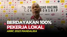 Berita video Asia Road Racing Championship Mandalika 2023, gunakan 100% pekerja lokal untuk jadi petugas dan marshall.