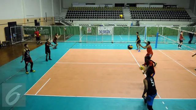 20160127-Jelang Proliga 2016, Tim Putra Palembang Bank Sumsel Babel Latihan di Sentul-Bogor