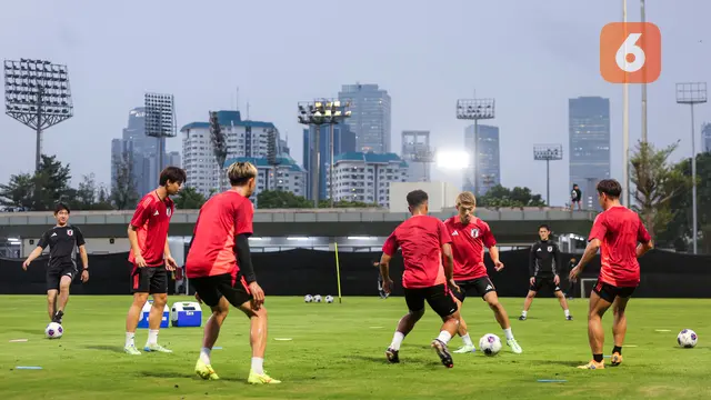 Foto: Langsung Tancap Gas! Jepang Gelar Latihan Perdana Jelang Lawan Timnas Indonesia di Kualifiaksi Piala Dunia 2026