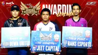 Pemenang kompetisi Lokapala Jawara Nusantara yang digelar Telkomsel melalui Dunia Games bersama INDICO dan Melon Indonesia. (screenshot: YouTube Dunia Games)