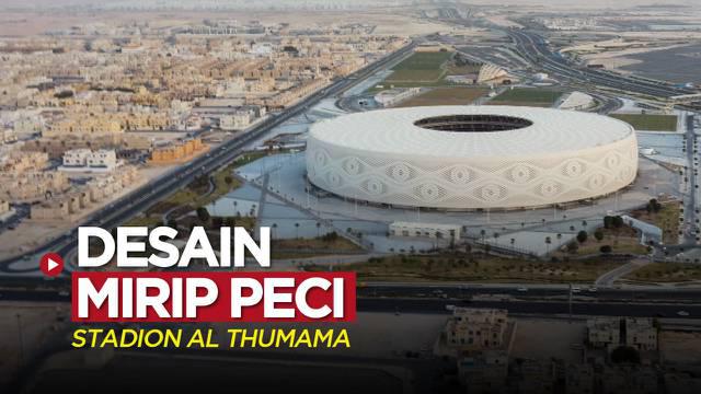 Berita video mengenal secara singkat Al Thumama, stadion untuk Piala Dunia 2022 di Qatar yang memiliki desain mirip peci.