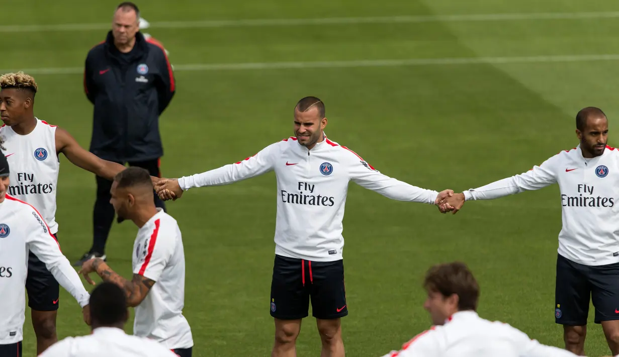 Jese Rodriguez ditransfer PSG dari Real Madrid senilai 21 juta pound. Namun, hingga saat ini Jese belum bisa tampil konsisten bersama tim utama. Jese baru tampil 128 menit dalam 3 partai. (AFP/Geoffroy Van Der Hasselt)