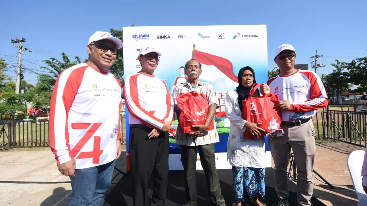 Warga Tuban Meriahkan Pesta Rakyat dan Pasar Murah di Festival Merdeka Pertamina