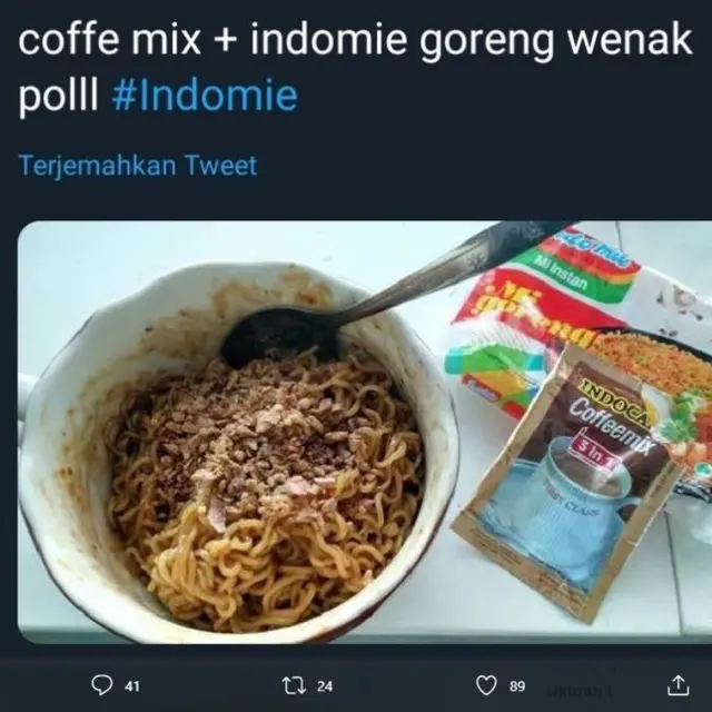 Viral Resep Mi Instan Campur Coffee Mix