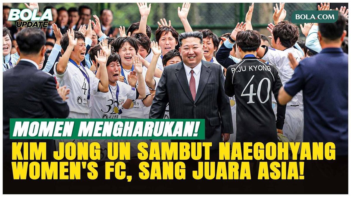 Disambut Kim Jong Un, Pemain Naegohyang Women's FC Tak Kuasa Menahan Air Mata!