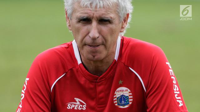 Latihan Perdana Ivan Kolev Bersama Persija Jakarta