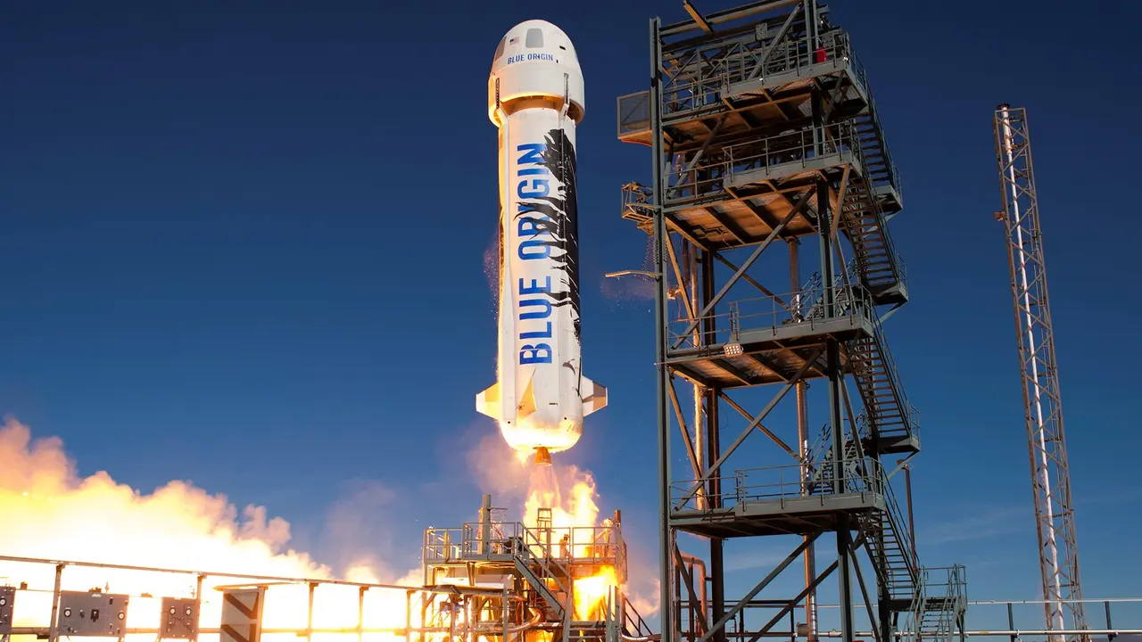 Wisata luar angkasa. Blue Origin/AFP