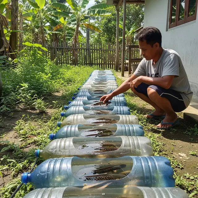Cara Ternak Ikan Gabus di Galon Bekas