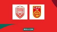 Kualifikasi Piala Dunia 2026 - Logo Bahrain dan Logo China (Bola.com/Adreanus Titus)