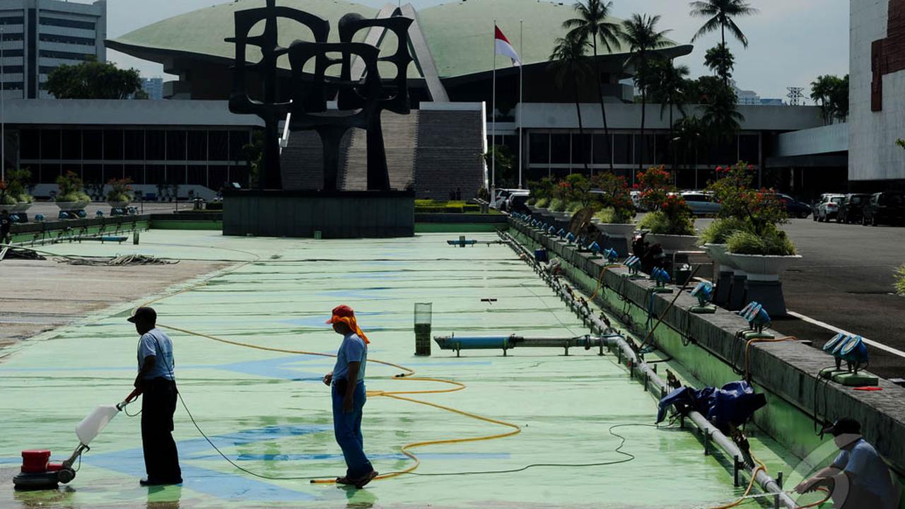 Anggota Dewan Reses, Gedung DPR RI Dibersihkan