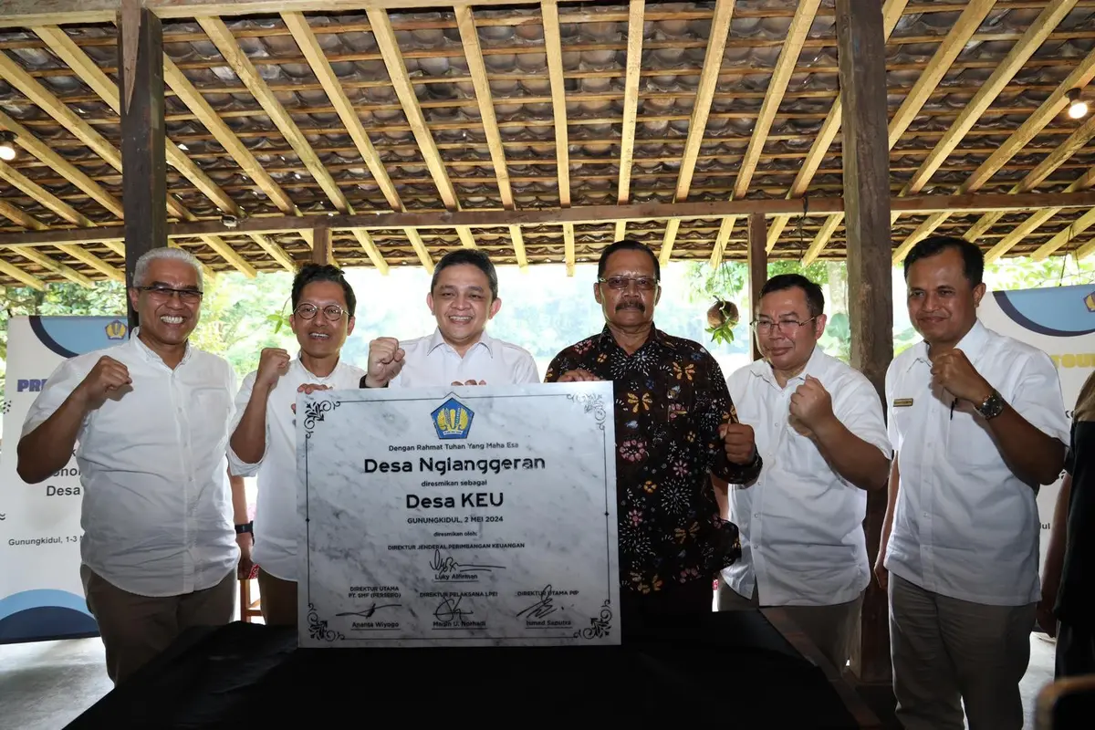 Sukses Kelola Dana Desa, Kemenkeu Resmikan Nglanggeran sebagai Desa Keuangan Pertama di Indonesia