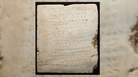 Berdasarkan bentuk dan isi tulisannya, para cendekiawan menyimpulkan bahwa tulisan itu berbahasa Samaria. (Sumber Heritage Auctions)