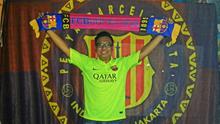 Sekretaris Jenderal IndonBarca Jakarta (IBJ), Erwyn Raffael. (Bola.com/Nadhio Andromeda)