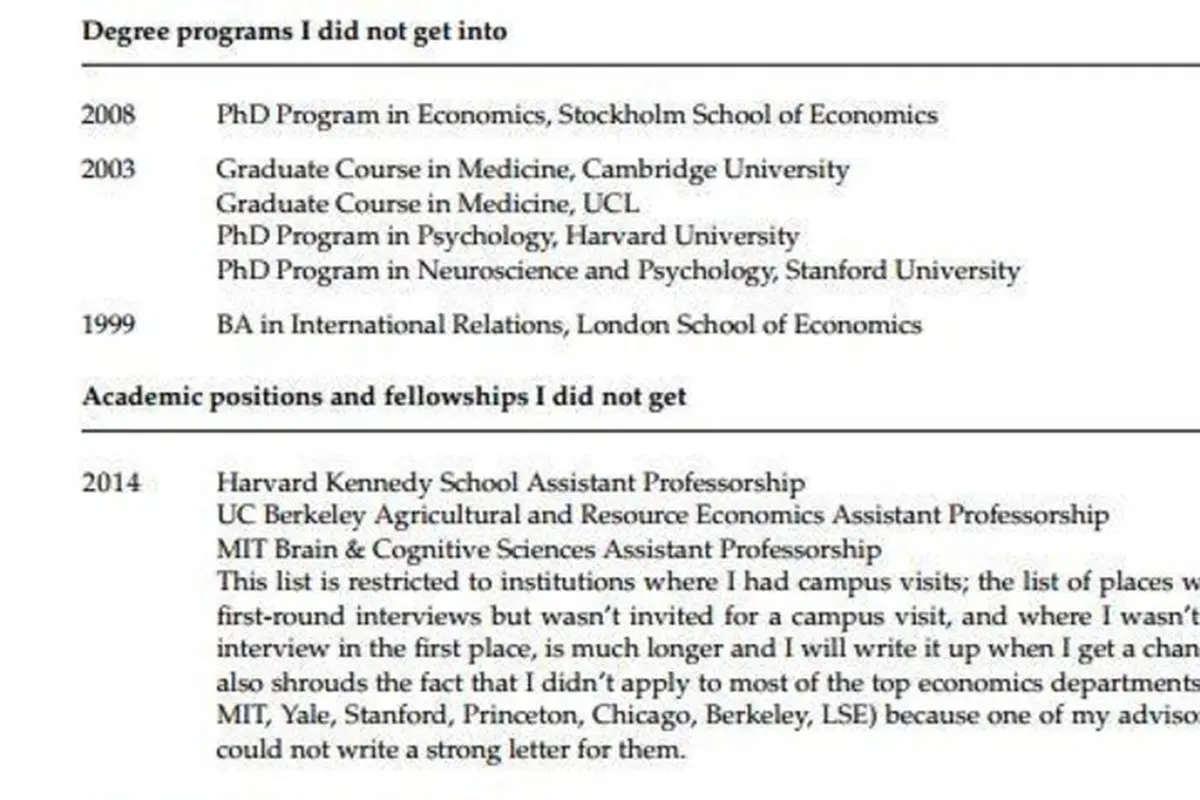 Profesor Ini Rilis 'CV Kegagalan' Sepanjang Kariernya, Untuk Apa?