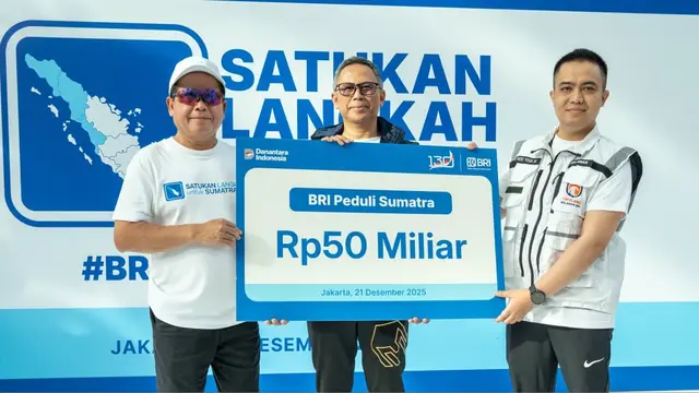 Lewat Aksi “Satukan Langkah untuk Sumatra”, BRI Siapkan Rp50 Miliar untuk Pemulihan Pascabencana