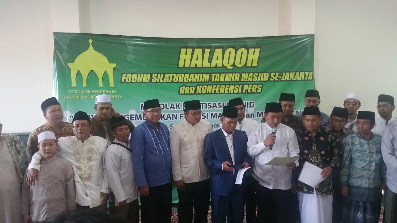 Pengurus masjid se-Jakarta mengadakan silaturahmi dan pertemuan bersama di Masjid Assalafiyah Pangeran Jayakarta, Sodong Jatinegara Kaum