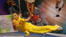 Atlet Wushu asal Kanada, Bianca Go saat beraksi, pada Kejuaraan Dunia Wushu 2015 di Istora Senayan, Jakarta, Minggu(15/11/2015). (Bola.com/Nicklas Hanoatubun)