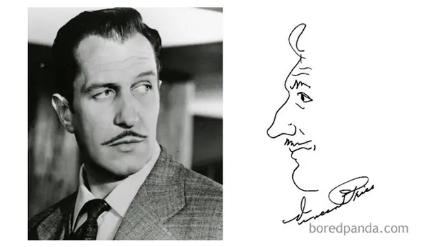 Tanda tangan unik Vincent Price