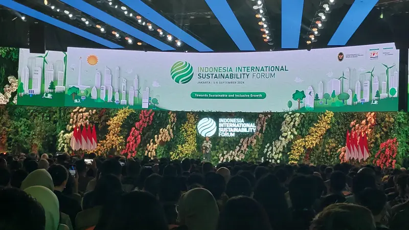 Jokowi dalam sambutannya di ISF 2024, JCC Senayan, Jakarta