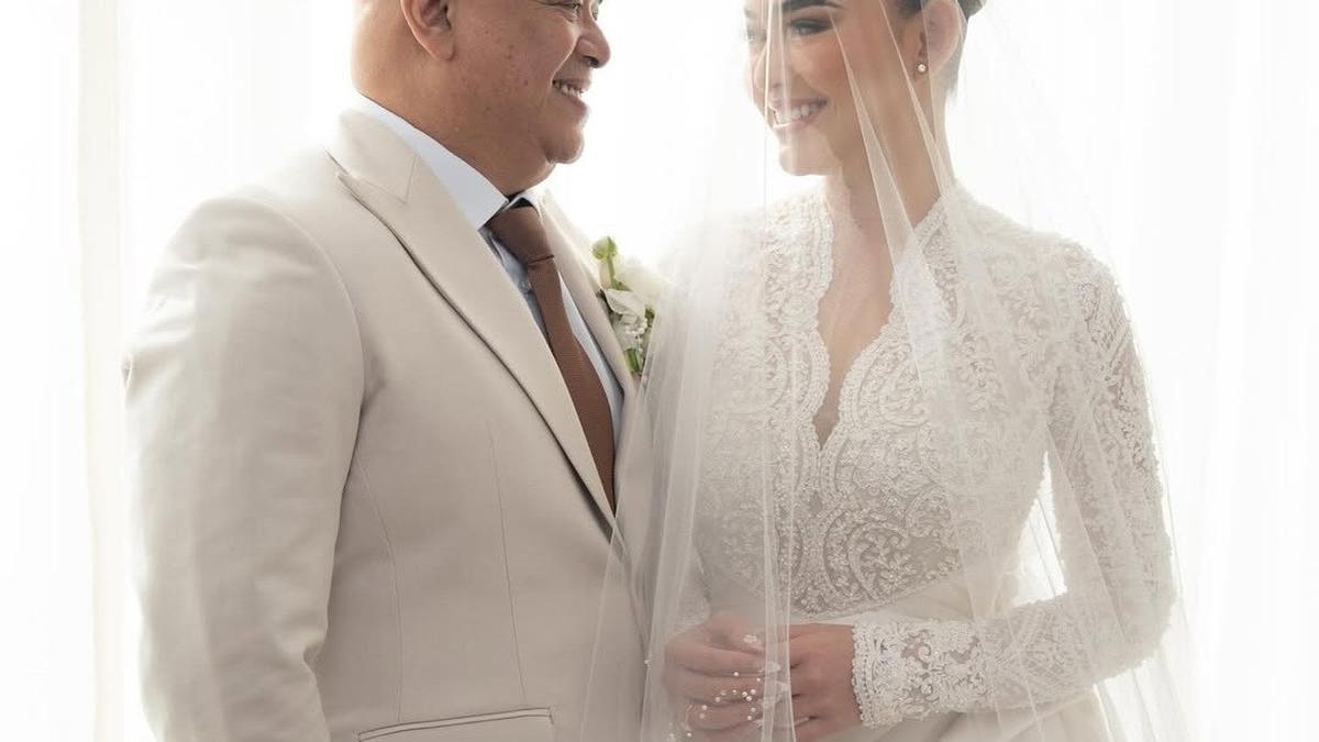 Sosok Ayah Amanda Manopo, Ramon Gauna Lugue yang Bikin Haru saat Dampingi Putrinya Menikah