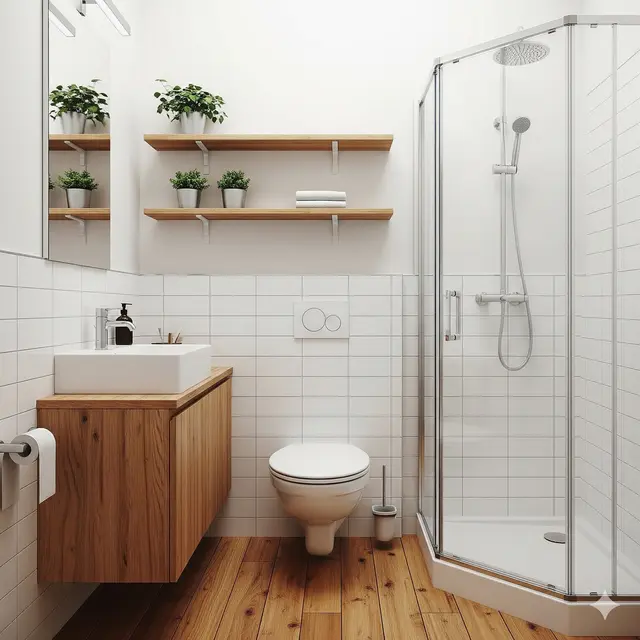 Inspirasi Rumah dengan Kamar Mandi Kecil tapi Elegan. Gemini