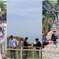 25 pasang pengantin nikah massal pada momen Kemerdekaan RI di Gunung Kidul, Yogyakarta. (sumber: Instagram/updatedisini)