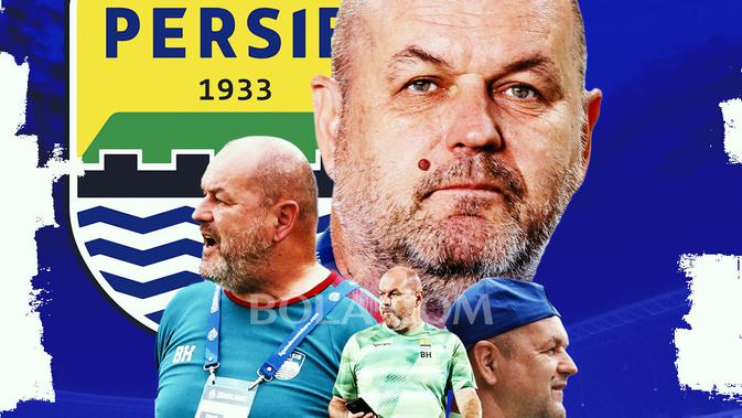 Potret Bojan Hodak pelatih Persib Bandung masuk daftar pelatih terbaik 2025 versi Bola.com atas prestasi di Liga dan Asia