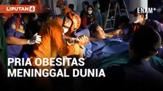 MUHAMMAD FAJRI PENDERITA OBESITAS 260 KILOGRAM MENINGGAL DUNIA