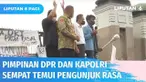 Demo mahasiswa yang digelar di depan Gedung DPR RI pada Senin (11/4) membuat sejumlah Pimpinan DPR RI serta Kapolri, Jenderal Listyo Sigit Prabowo mendatangi mahasiswa. Kapolri mengingatkan mahasiswa agar aksinya tak sampai disusupi.