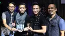 Band Drive berpose saat launching di kawasan SCBD, Jakarta, Selasa (24/05/2016). setelah sempat vakum lantaran ditinggal Anji mantan vokalisnya, kini, grup band Drive mulai bangkit kembali. (Liputan6.com/Herman Zakharia)
